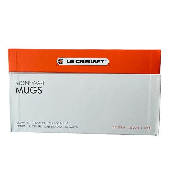 Le Creuset 12 oz stoneware multi-color mugs NEW - Picture 10 of 13